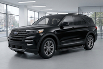 Ford Explorer 2019- Side Steps Allmond Black (2 pcs, Aluminum) photo 1