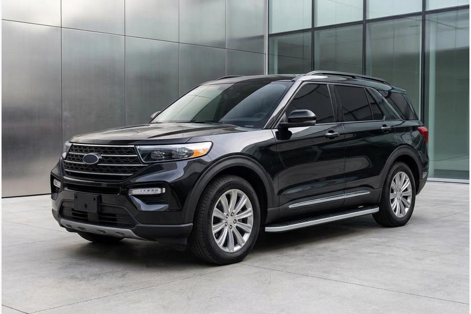 Ford Explorer 2019- Side Steps Tayga Grey (2 pcs, Aluminum) Image
