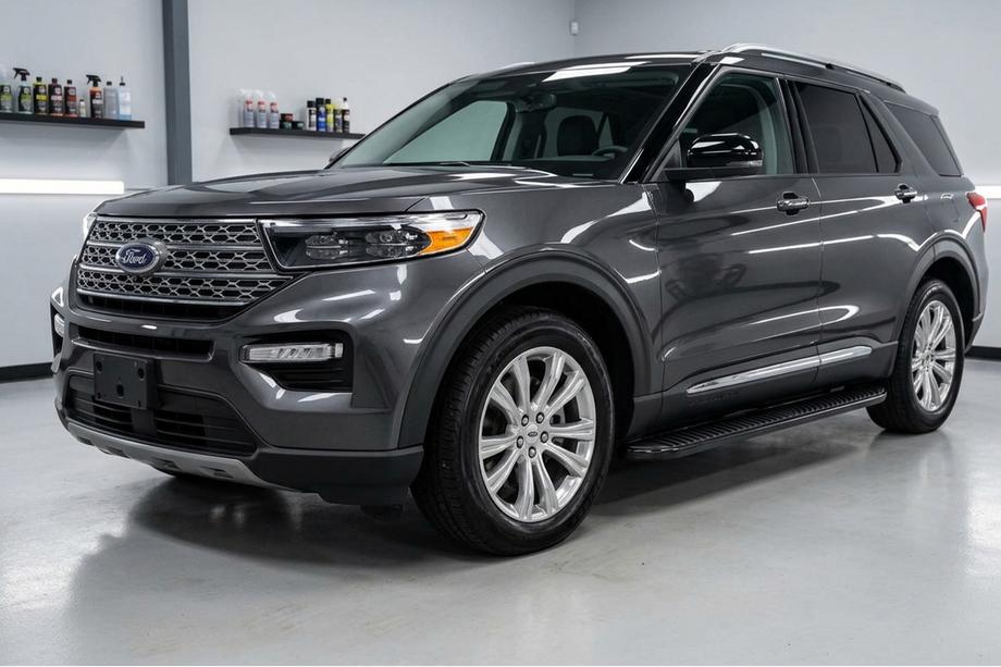 Ford Explorer 2019- Side Steps Tayga Black (2 pcs, Aluminum) Image