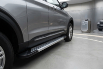 Ford Explorer 2019- Side Steps Vision New Grey (2 pcs, Aluminum) photo 1