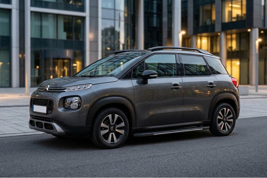 Citroen C-3 Aircross 2017-2024 Side Steps Bosphorus Grey (2 pcs, Aluminum) Image