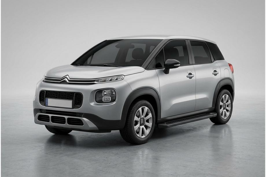 Citroen C-3 Aircross 2017-2024 Side Steps Allmond Black (2 pcs, Aluminum) Image