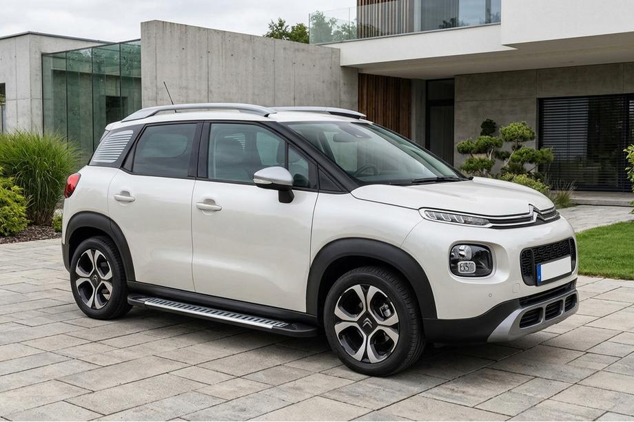 Citroen C-3 Aircross 2017-2024 Side Steps Line (2 pcs, Aluminum) Image