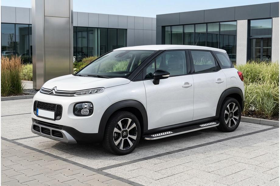 Citroen C-3 Aircross 2017-2024 Side Steps Tayga V2 (2 pcs, Aluminum) Photo 1