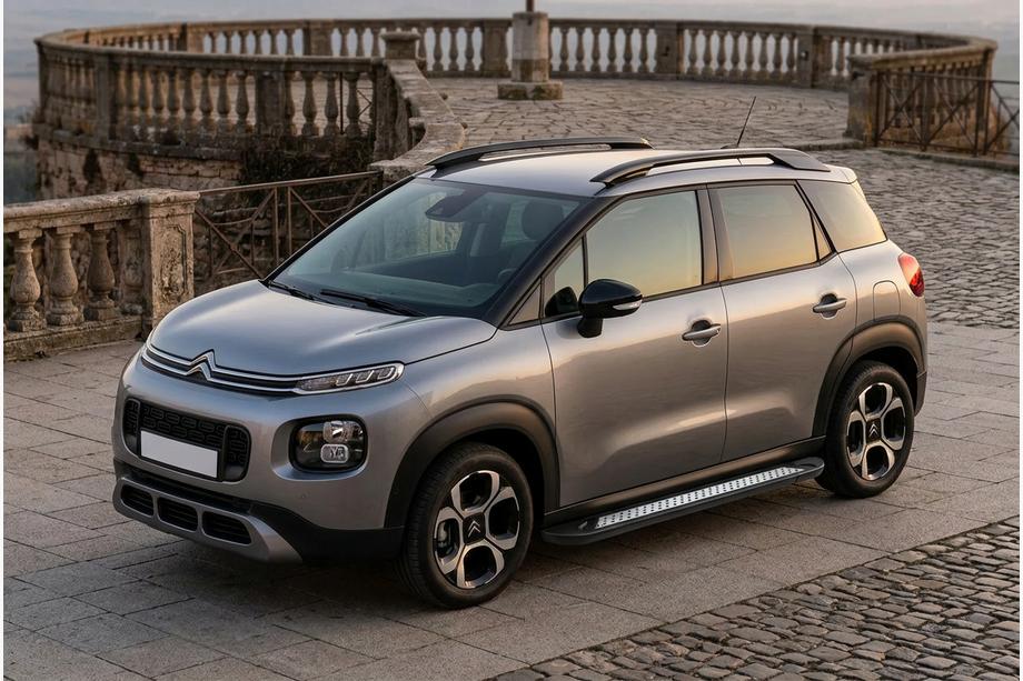 Citroen C-3 Aircross 2017-2024 Side Steps Vision New Black (2 pcs, Aluminum) Image