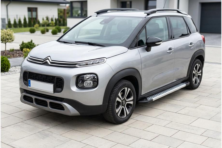 Citroen C-3 Aircross 2017-2024 Side Steps Vision New Grey (2 pcs, Aluminum) Image