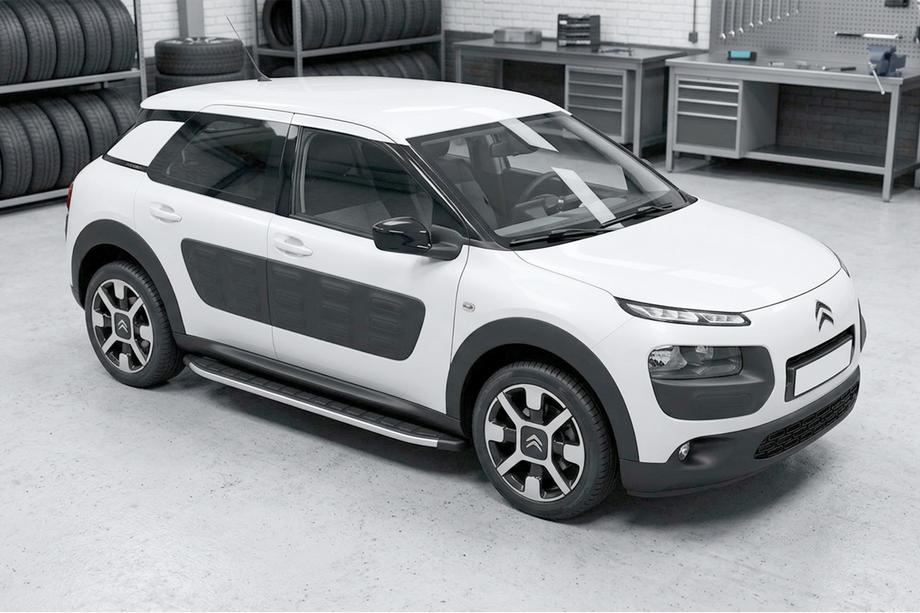 Citroen Cactus 2014-2020 Side Steps Fullmond (2 pcs, Aluminum) Image