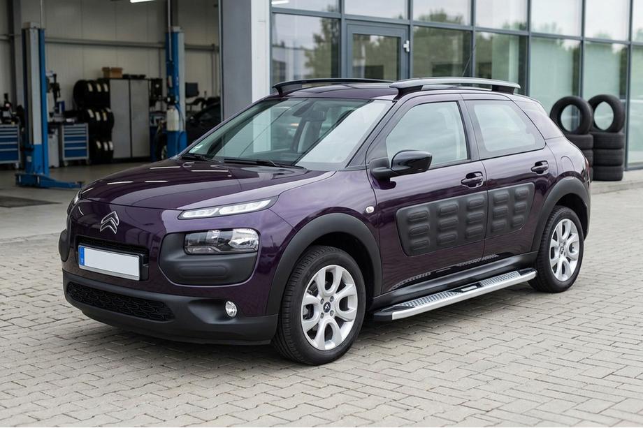 Citroen Cactus 2014-2020 Side Steps Mevsim Grey (2 pcs, Aluminum) Image