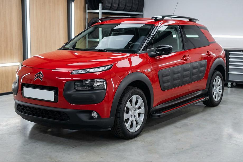 Citroen Cactus 2014-2020 Side Steps Maya Red (2 pcs, Aluminum) Image