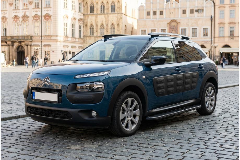 Citroen Cactus 2014-2020 Side Steps Bosphorus Black (2 pcs, Aluminum) Image