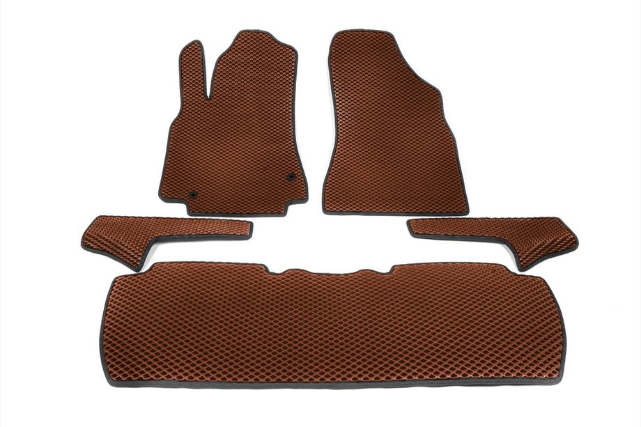 Citroen Berlingo 2008-2018 EVA Floor Mats (brick red) Image