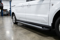 Volkswagen Caddy 2020- Side Steps Vision New Black (2 pcs, Aluminum) Maxi Base photo 1