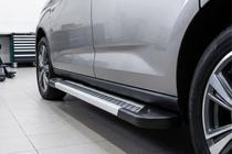 Volkswagen Caddy 2020- Side Steps Vision New Grey (2 pcs, Aluminum) photo 1