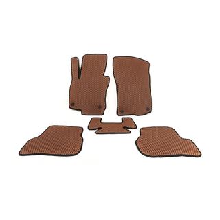 EVA Floor Mats (brick red) Skoda Octavia II A5 2006-2010 photo 1