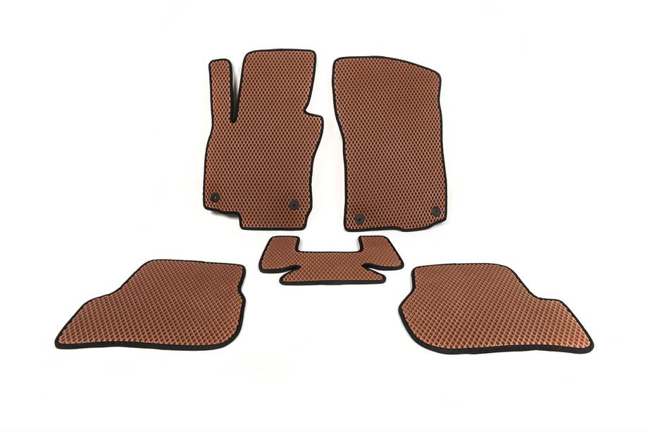 Skoda Octavia II A5 2010-2013 EVA Floor Mats (brick red) Image