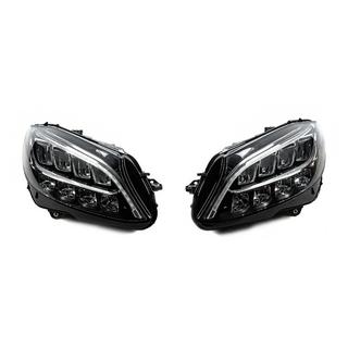 Front headlights (2 pcs, without modules, facelift) photo 2