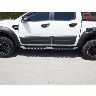 Side Steps Dakar V2 without LED (2 pcs, metal) Volkswagen Amarok 2010-2022 photo 2