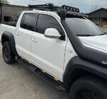 Volkswagen Amarok 2010-2022 Side Steps Dakar V2 with LED (2 pcs, metal) photo 5