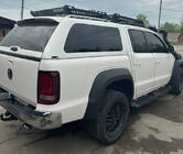 Volkswagen Amarok 2010-2022 Side Steps Dakar V2 with LED (2 pcs, metal) photo 4