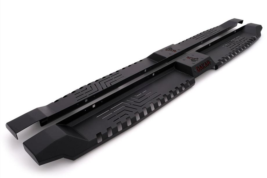 Volkswagen Amarok 2010-2022 Side Steps Dakar V1 without LED (2 pcs, metal) Image