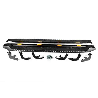 Side Steps Dakar V1 with LED (2 pcs, metal) photo 3