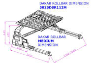 Toyota Hilux 2015- Roll Bar with Basket Dakar (for Roll Covers) photo 7
