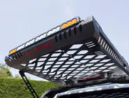 Toyota Hilux 2015- Roof Basket for Roll Bar Dakar (100x100 cm) photo 3