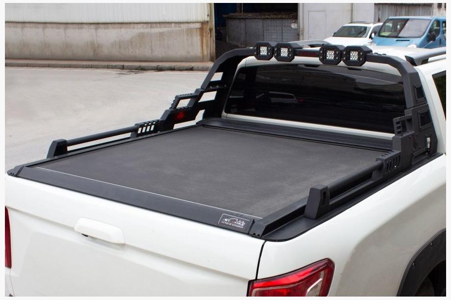 Toyota Hilux 2015- Dakar Roll Bar with LED (for Roll Covers) Image