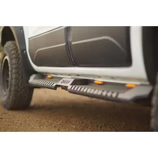 Side Steps Dakar V2 with LED (2 pcs, Metal) SsangYong Musso ІІ 2018- photo 3