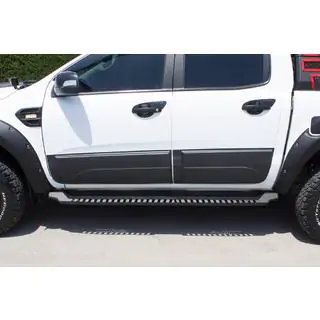 Side Steps Dakar V1 without LED (2 pcs, metal) SsangYong Musso ІІ 2018- photo 2