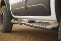 Mitsubishi L200 2006-2015 Side Steps Dakar V2 with LED (2 pcs, metal) photo 5