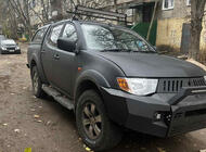 Mitsubishi L200 2006-2015 Side Steps Dakar V2 with LED (2 pcs, metal) photo 2