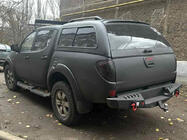 Mitsubishi L200 2006-2015 Side Steps Dakar V2 with LED (2 pcs, metal) photo 3