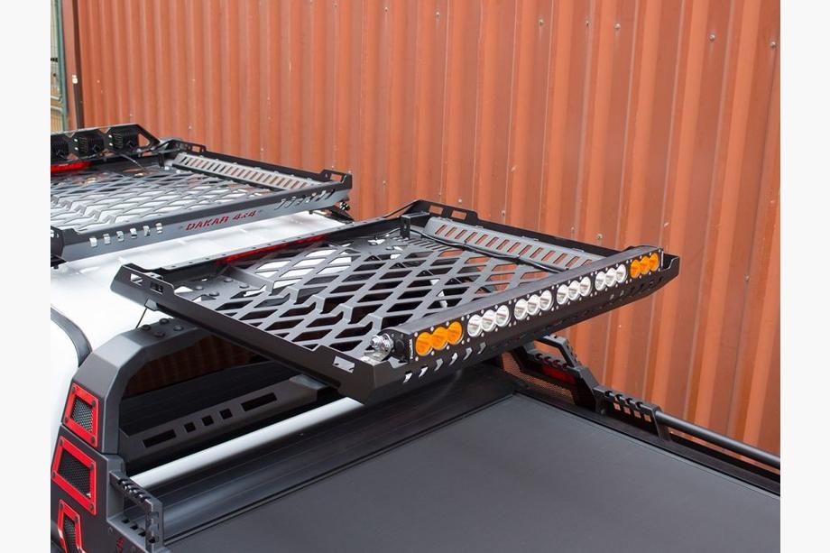 Mitsubishi L200 2006-2015 Roof Basket for Roll Bar Dakar (100x100cm) Photo 7