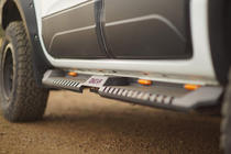 Mercedes X class 2017-2020 Side Steps Dakar V2 with LED (2 pcs, metal) photo 3