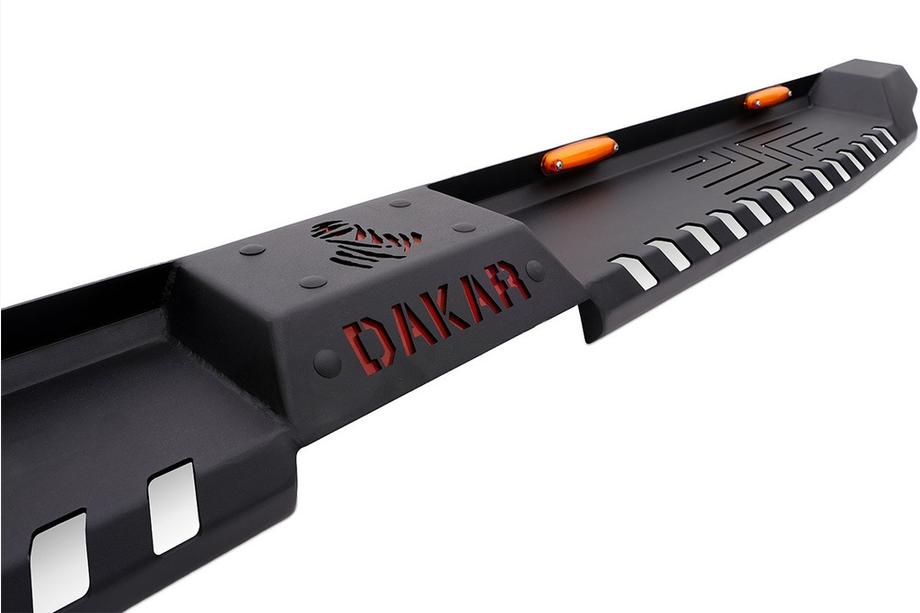 Isuzu D-Max 2011-2019 Side Steps Dakar V2 with LED (2 pcs, Metal) Photo 2