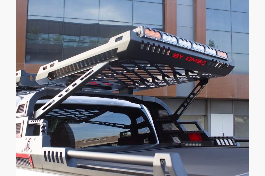Fiat Fullback 2016- Roof Basket for Roll Bar Dakar 100x100cm Photo 3