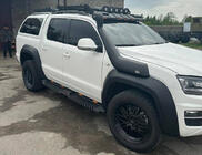 SsangYong Musso II 2018– Windshield visor for roof rack DAKAR (LED) photo 4