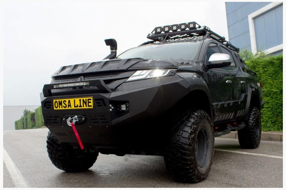 Mitsubishi L200 2015-2024 Front bumper with skid plate Dakar (2019+) Photo 1