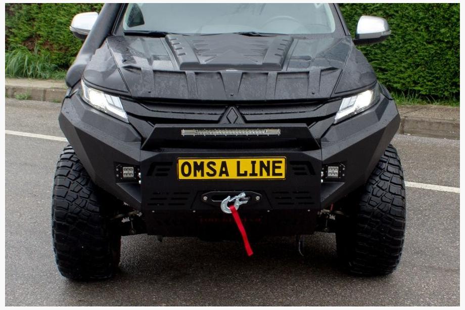 Mitsubishi L200 2015-2024 Front bumper with skid plate Dakar (2019+) Photo 2