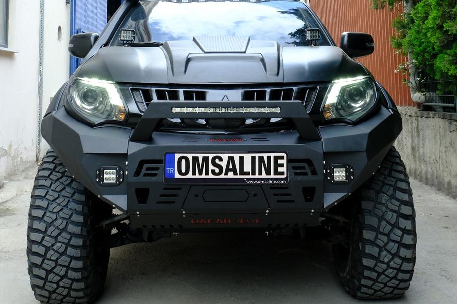 Mitsubishi L200 2015-2024 Front bumper with skid plate Dakar (2015-2019) Image