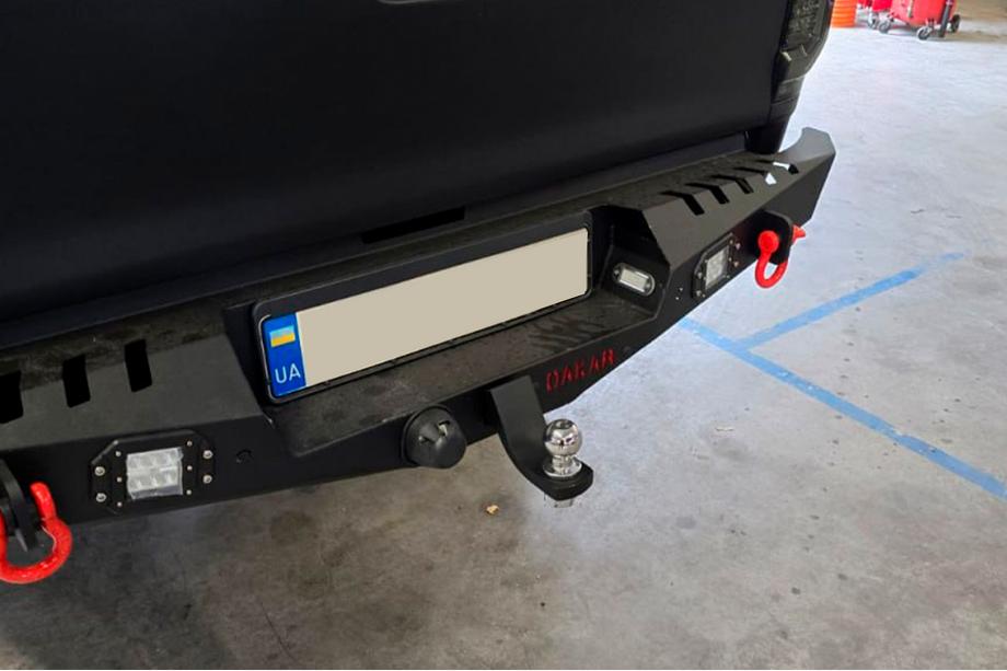 Toyota Hilux 2006-2015 Reinforced Rear Bumper Dakar V1 Photo 1