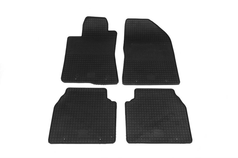 Toyota Avensis 2003-2009 Rubber Floor Mats (4 pcs, Polytep) Image
