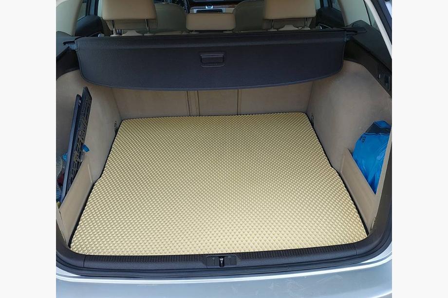 Volkswagen Passat B7 2012-2015 Trunk Mat (EVA, Beige) SW Image