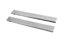 Ford Fiesta 2008-2017 Sale! Stainless Steel Door Sill Protectors (Carmos, 2 pcs) photo 2