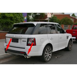 Exhaust Tips V2 (2 pcs, stainless steel) Range Rover Sport 2005-2013 photo 1