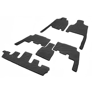 Floor mats (3 rows, EVA, Black)