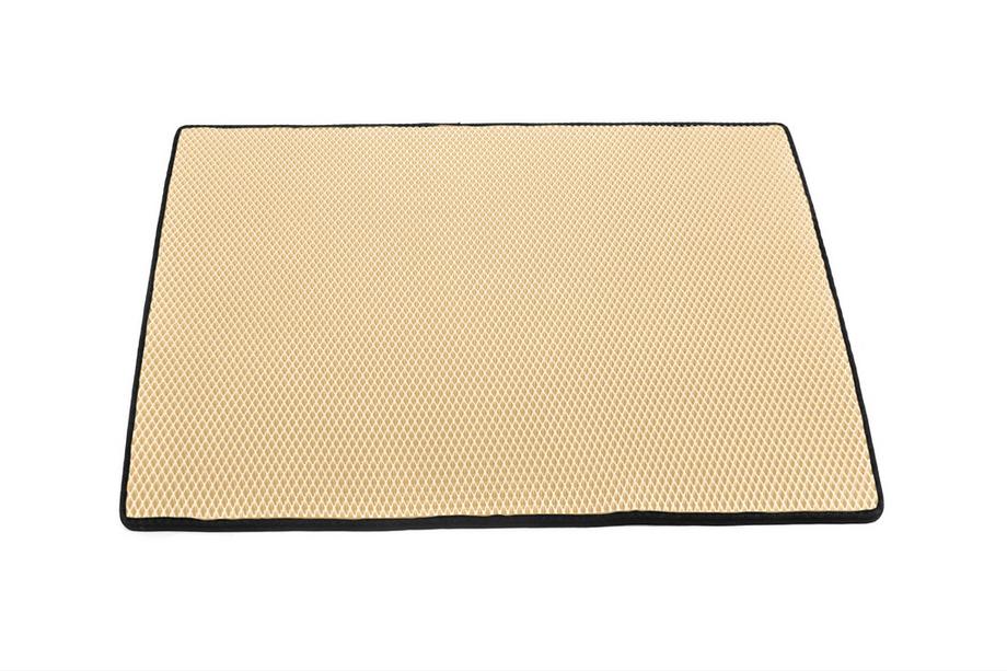 Citroen Berlingo 2008-2018 Trunk Mat (EVA, Beige) Short Wheelbase Image