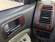 Honda Civic Sedan VII 2001-2006 Dashboard Trim Dark Wood photo 2