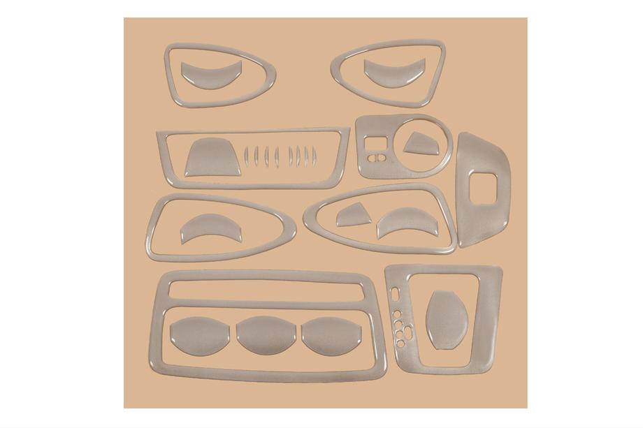 Seat Ibiza 2010-2017 Dashboard Trim Covers (Meric, Turkey) Aluminum Image